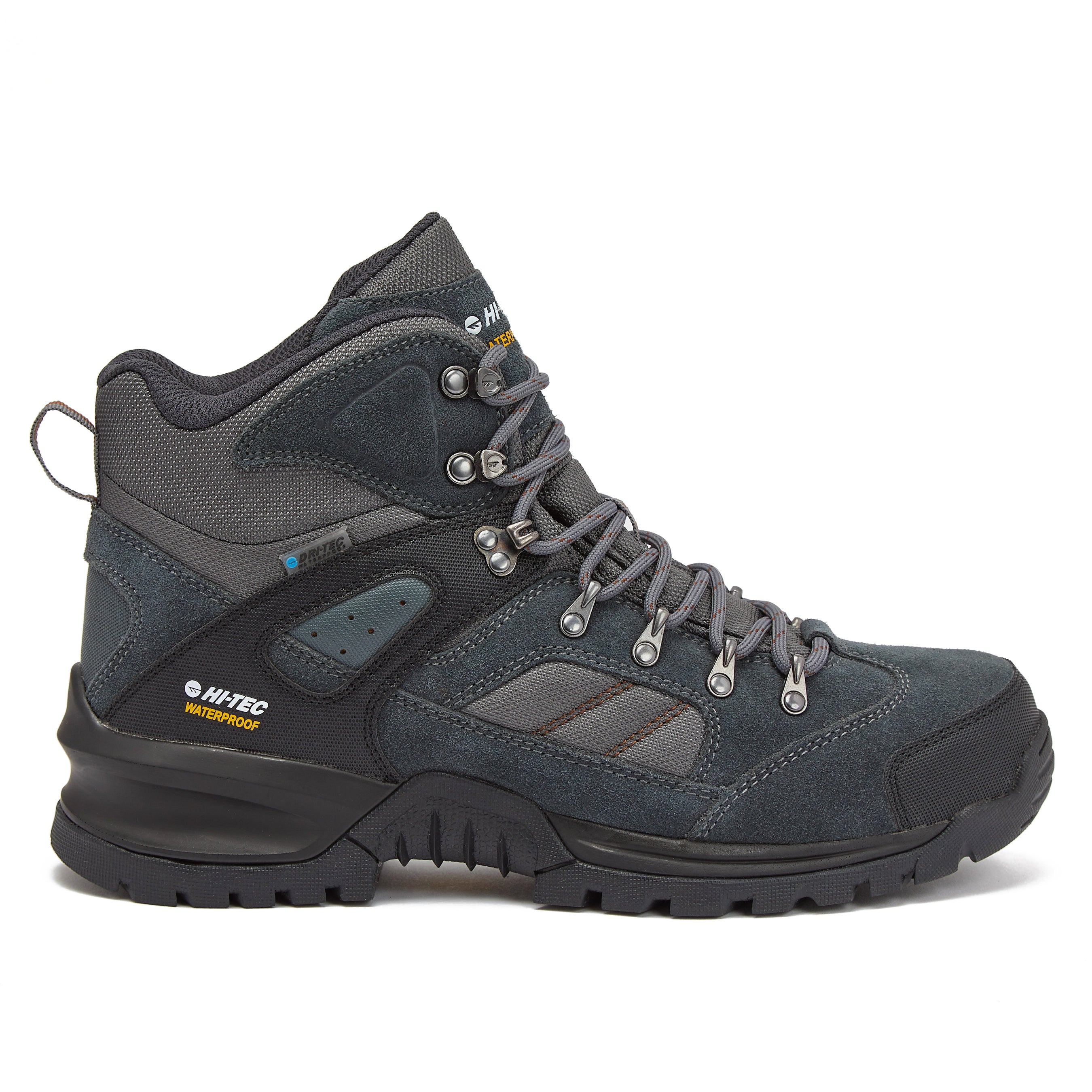 HI-TEC Yosemite WP Mid Waterproof Hiking Boots for Men, Lightweight  Breathable Outdoor Trekking Shoes