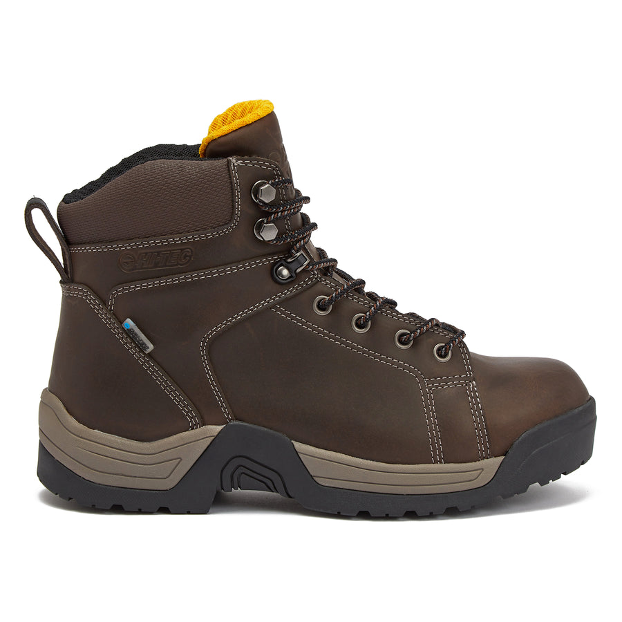 Men's Work Boots Waterproof Steel Toe Leather Work Boots for Men Hi